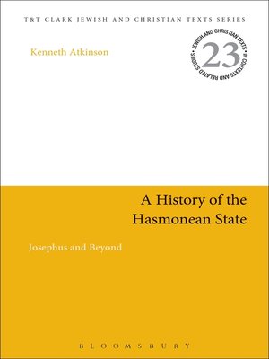 cover image of A History of the Hasmonean State